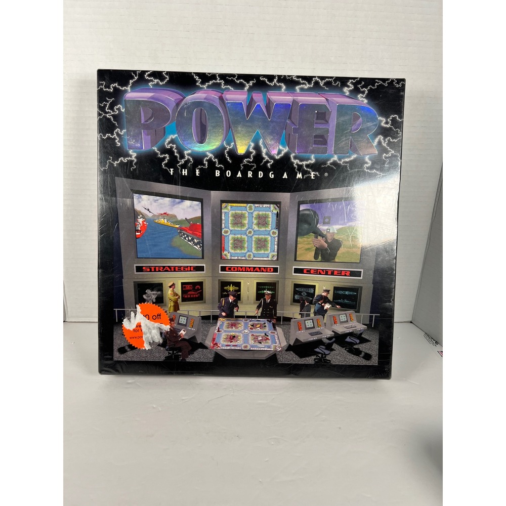 Power The Board Game Vintage 1990s Strategy War Game‎ Power Games International